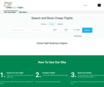 Cheap-Nigeria-Flights.com(Cheap Flight Booking For Nigeria) Screenshot