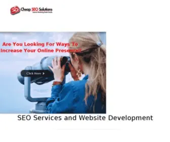Cheap-Seo-Solutions.com(SEO Solutions For Your Business) Screenshot