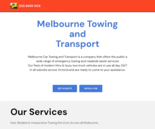 Cheap-Towing-Melbourne.com.au(CHEAP BUDGET) Screenshot