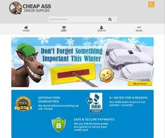 Cheapassdealersupplies.com(Just Announced) Screenshot