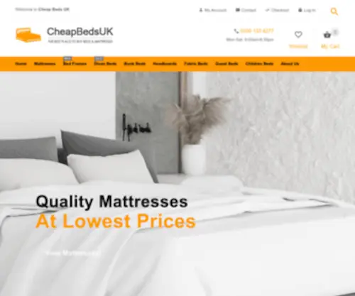 Cheapbedsuk.co.uk(Cheap Beds UK) Screenshot