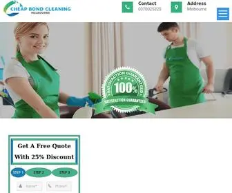 Cheapbondcleaningmelbourne.com.au(Cheap Bond Cleaning Melbourne) Screenshot