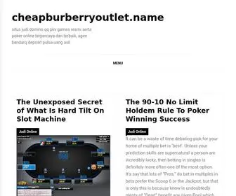 Cheapburberryoutlet.name Screenshot