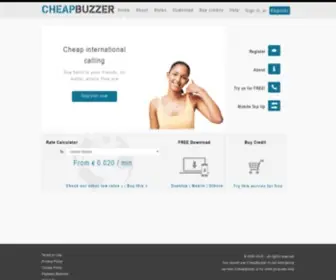 Cheapbuzzer.com(Free VoIP) Screenshot