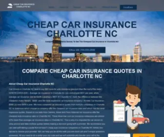 Cheapcarinsurancecharlottenc.com(Cheap Car Insurance Charlotte NC) Screenshot