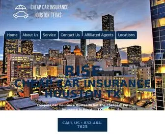 Cheapcarinsurancehoustontexas.com(Cheap Car Insurance Houston TX) Screenshot