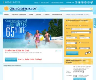 Cheapcarribean.com(Vacations, Resorts, and All-Inclusive Packages) Screenshot