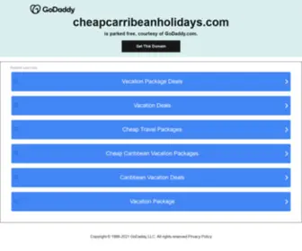 Cheapcarribeanholidays.com(Cheap Carribean Holidays) Screenshot