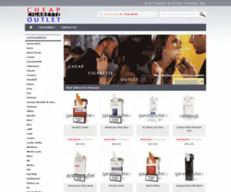 Cheapcigaretteoutlet.com(Cheap Cigarette Outlet) Screenshot