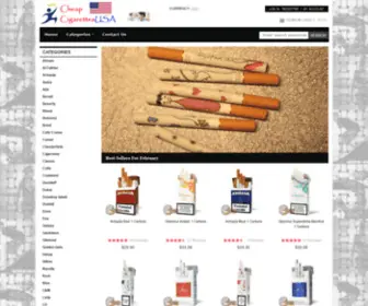 Cheapcigarettesusa.com(Cheap Cigarette Usa Online Shop) Screenshot