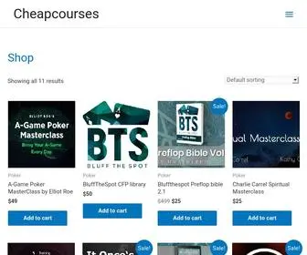 Cheapcourses.eu(Products archive) Screenshot