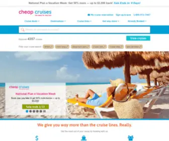 Cheapcruises.com(Cheap cruises) Screenshot