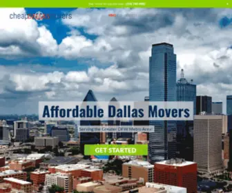 Cheapdallasmovers.net(Cheap Dallas Movers) Screenshot