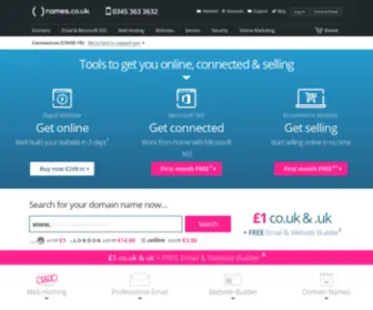 CheapDomainnames.co.uk(Domain Names) Screenshot