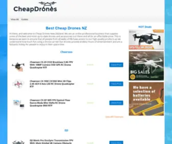 Cheapdrones.co.nz(Best Cheap Drones NZ) Screenshot