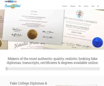 Cheaper-Than-Tuition.com(Fake Diplomas) Screenshot