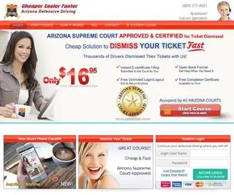 Cheapereasierfasterarizona.com(Arizona Defensive Driving) Screenshot