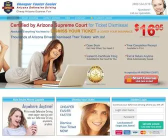 Cheaperfastereasierarizona.com(Arizona Defensive Driving) Screenshot