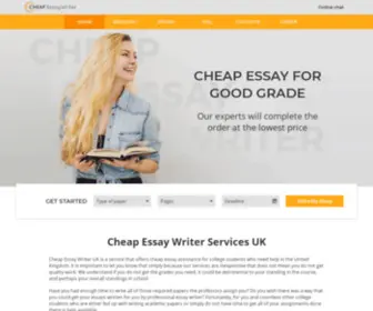 Cheapessaywriter.net(Affordable Essay Writing Service) Screenshot