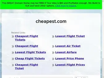 Cheapest.com(The Leading Cheapest Site on the Net) Screenshot