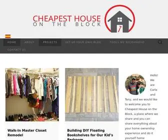 Cheapesthouseontheblock.com(Cheapest House on the Block) Screenshot