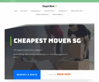 Cheapestmoversg.com(House Mover) Screenshot