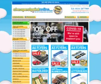 Cheapestprintonline.co.uk(Same Day Printing) Screenshot