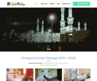 Cheapestumrahpackage.co.uk(Cheapest Umrah Package) Screenshot