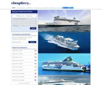Cheapferry.co.uk(Cheap Ferry Tickets) Screenshot