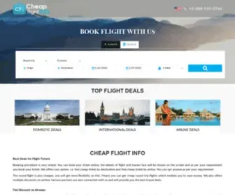 Cheapflightinfo.com(Cheap Airlines) Screenshot