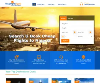 Cheapflightsnigeria.com(Cheap Flight to Nigeria from USACall Now) Screenshot