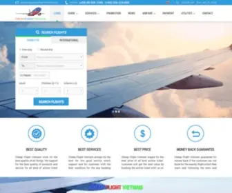 Cheapflightvietnam.org(Cheap Flight Vietnam) Screenshot