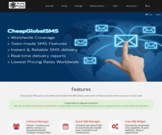 Cheapglobalsms.com(Cheap Global SMS) Screenshot