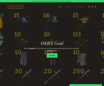 Cheapgp.com(Runescape, Gold) Screenshot