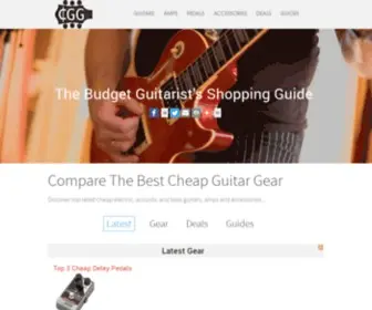 Cheapguitarguide.com(Cheap Guitar Guide) Screenshot
