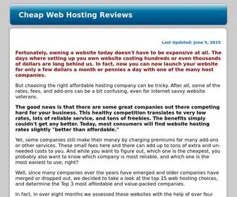 Cheaphosting.biz(Cheap Web Hosting) Screenshot