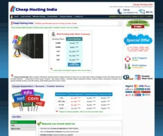 Cheaphostingindia.com(Cheap Hosting India) Screenshot