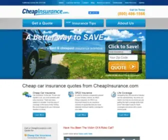 Cheapinsurance.com(Cheap Affordable Insurance Agency) Screenshot