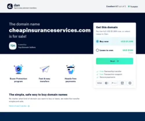 Cheapinsuranceservices.com(Cheap insurance services) Screenshot