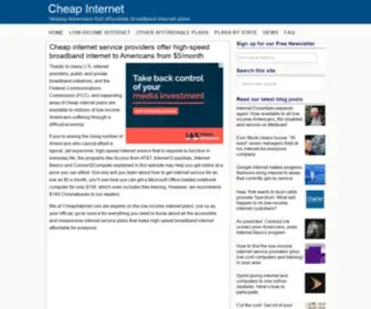 Cheapinternet.com(Cheap Internet Service) Screenshot