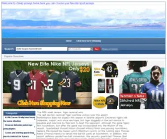 Cheapjerseyshome.com(Chicago intellectual property law firm) Screenshot