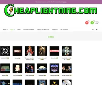 Cheaplightning.com(Fast as Lightning Shipping and Reasonably Priced Items) Screenshot