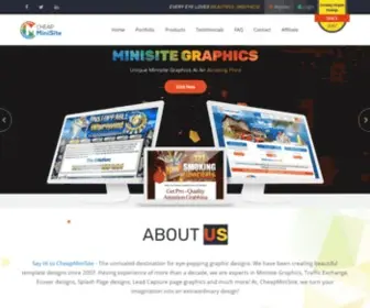 Cheapminisite.com(Cheap MiniSite) Screenshot