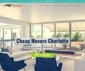 Cheapmoverscharlotte.com(Cheap Movers Charlotte) Screenshot