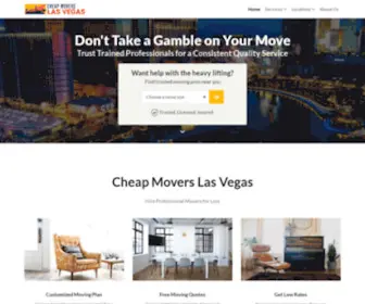 Cheapmoverslasvegas.com(Cheap Movers Las Vegas) Screenshot