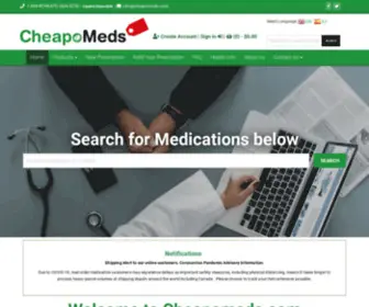 Cheapomeds.com(We are a prescription referral service) Screenshot