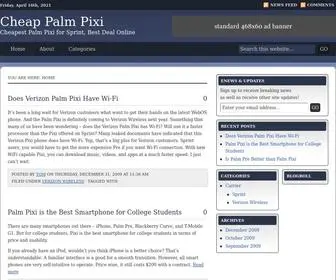 Cheappalmpixi.com(Cheap Palm Pixi) Screenshot