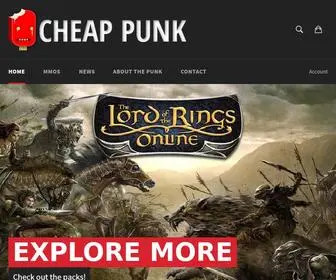 Cheappunk.com(CheapPunk's MMO Stash) Screenshot