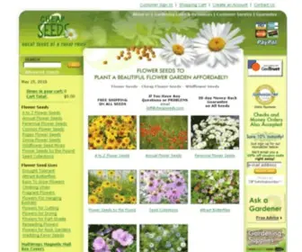 Cheapseeds.com(Flower Seeds) Screenshot