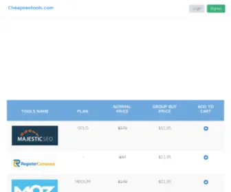 Cheapseotools.com(Amazon) Screenshot